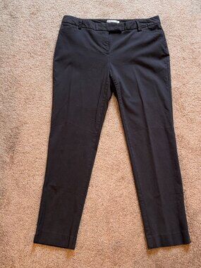 Van Heusen Gray Stretchy Skinny Dress Ankle Pants 10